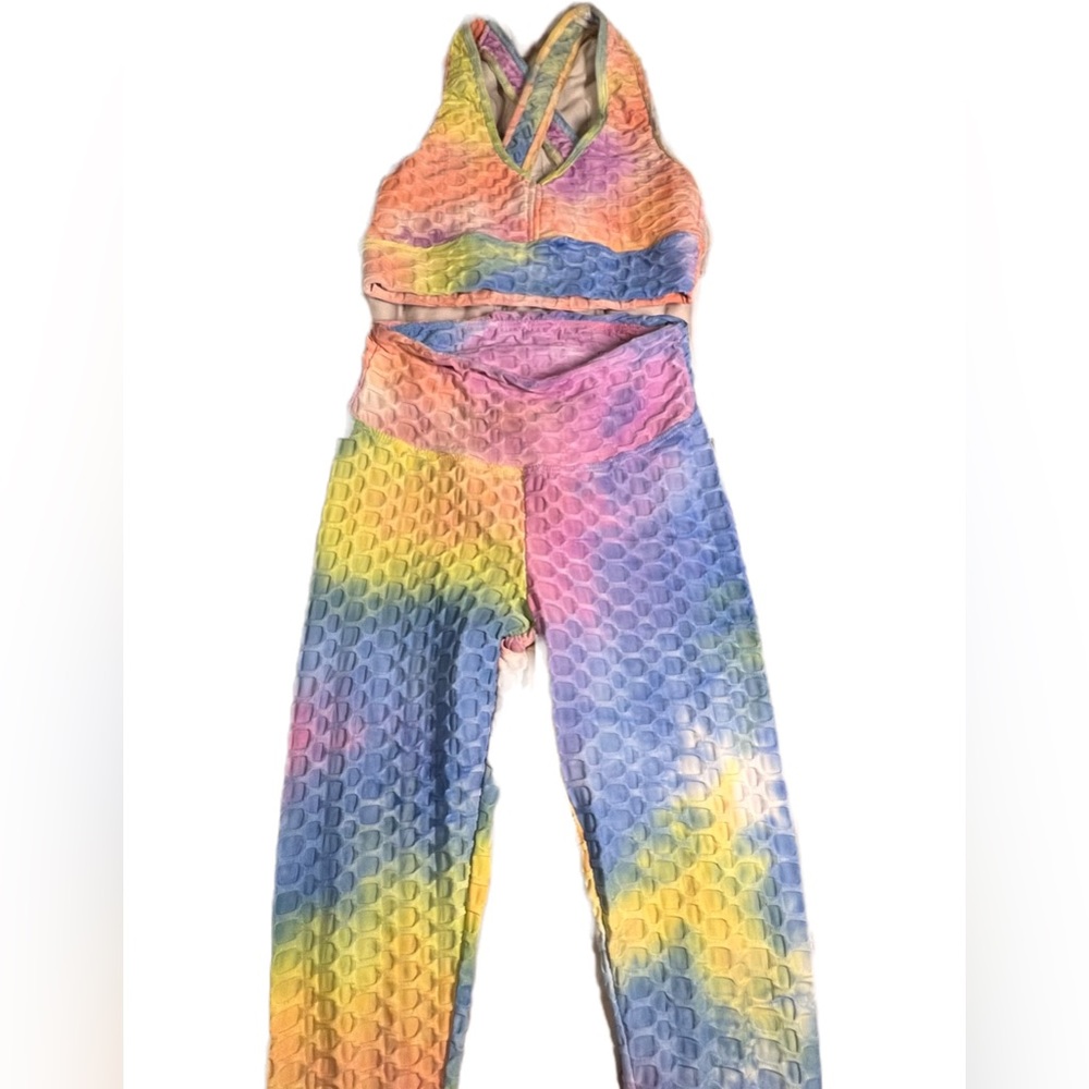 Tie dye workout set size small